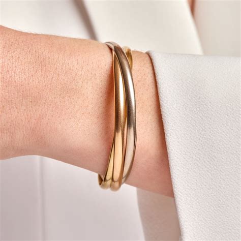 cartier trinity bracelet price|cartier bracelet trinity size guide.